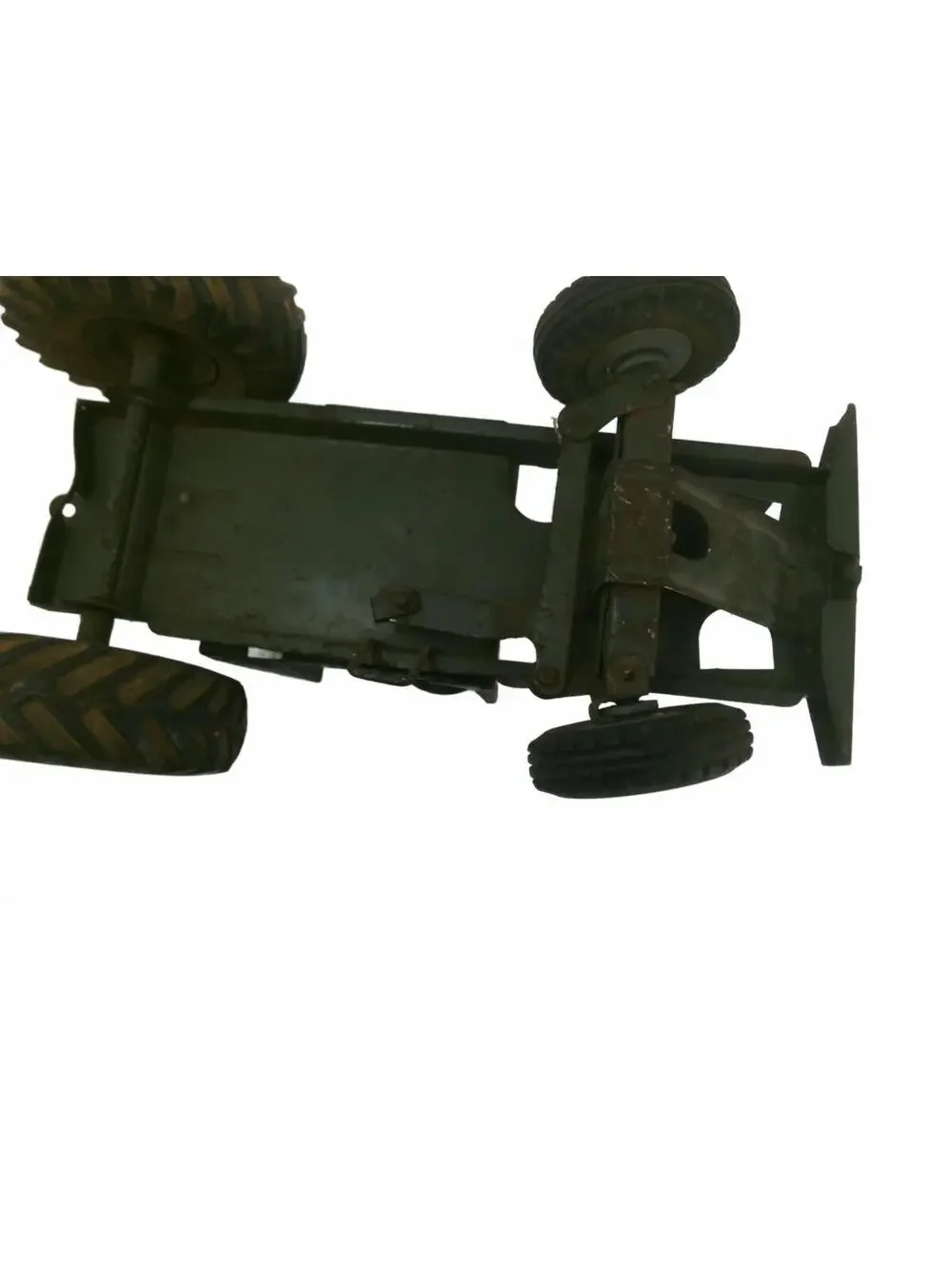 Vintage Metal Miniature Farm Tractor Toy